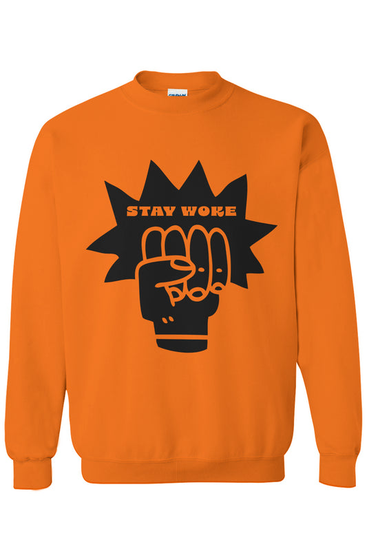 Stay Woke High Visibility Crewneck