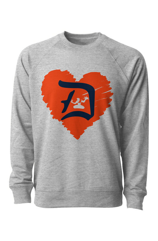Detroit Tiger Love Loopback Sweatshirt