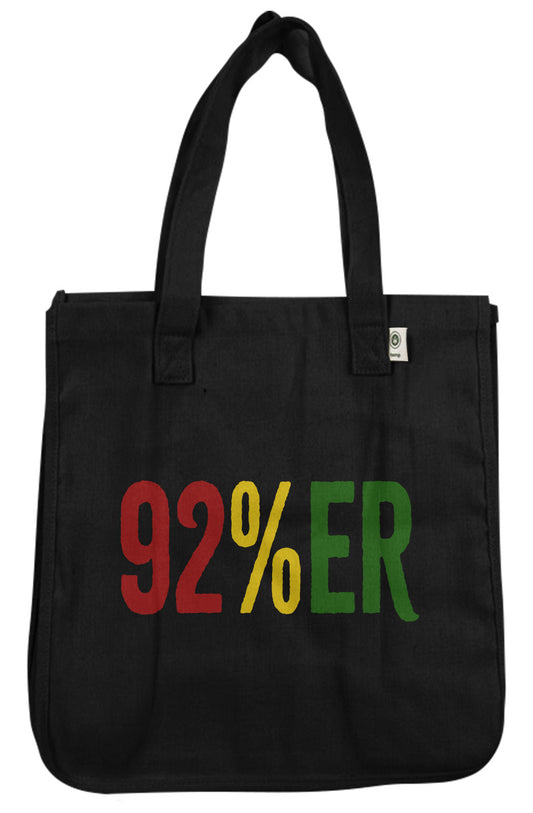 92%er 2-side Hemp Market Tote