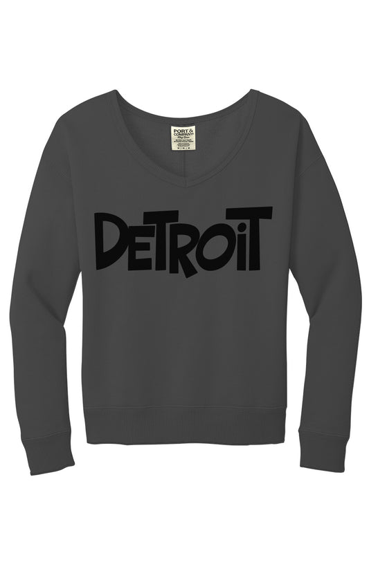 Detroit V-Neck Sweatshirt