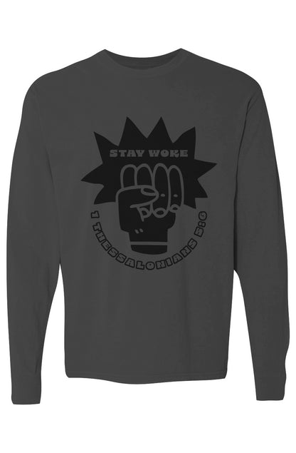 Stay Woke WORD Heavyweight Long Sleeve T Shirt