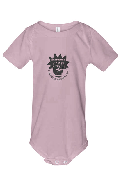 Stay Woke WORD Baby Jersey Onesie