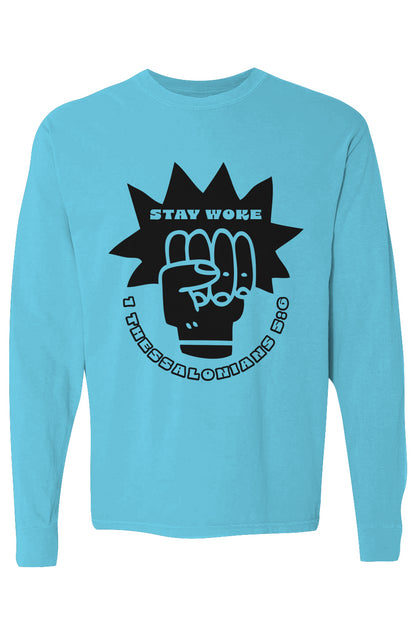 Stay Woke WORD Heavyweight Long Sleeve T Shirt