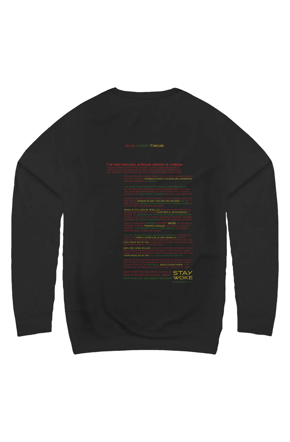 Black History Month Premium Crew Neck
