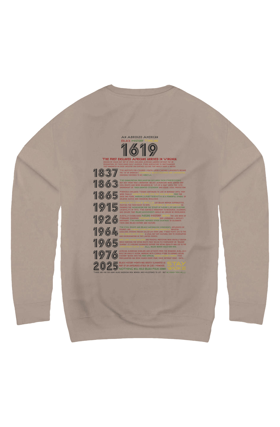 Black History Month Premium Crew Neck