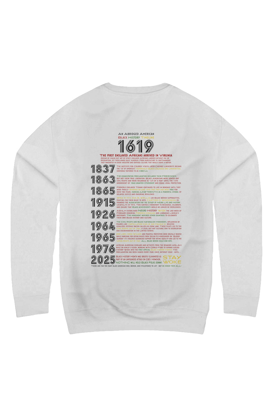 Black History Month Premium Crew Neck
