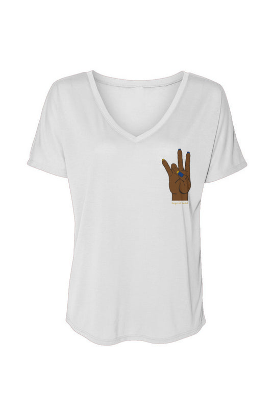 SG Rho Correct Women’s Slouchy V-Neck Tee
