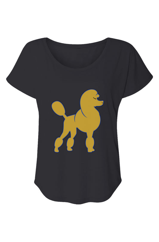 Poodle Women’s Triblend Short Sleeve Dolman
