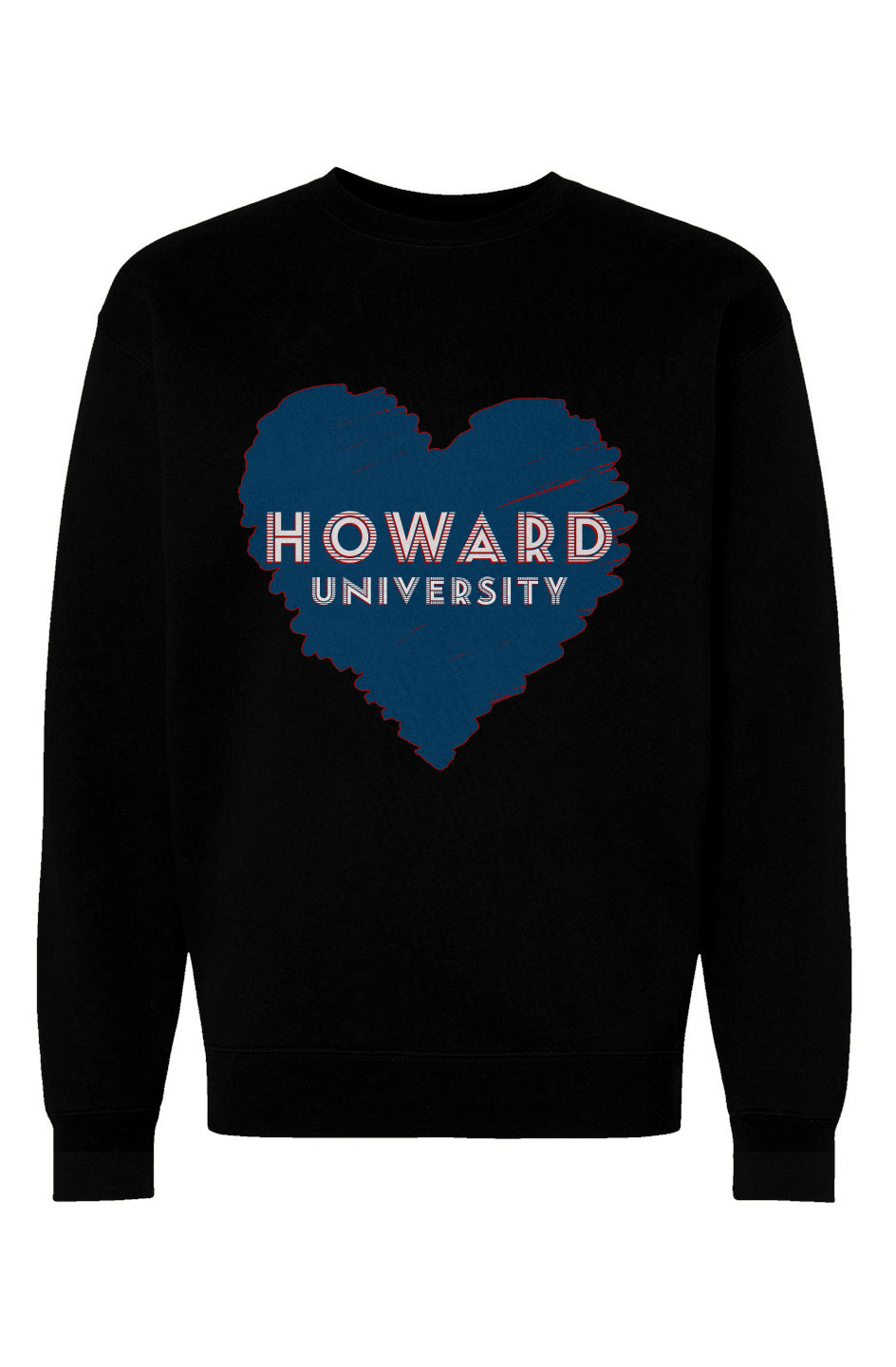 Howard Red Black & Green LOVE Heavyweight Crewneck Sweat