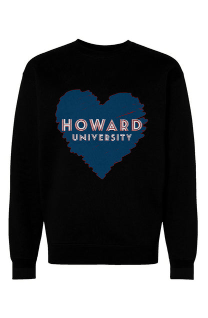 Howard Red Black & Green LOVE Heavyweight Crewneck Sweat