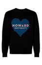 Howard Red Black & Green LOVE Heavyweight Crewneck Sweat
