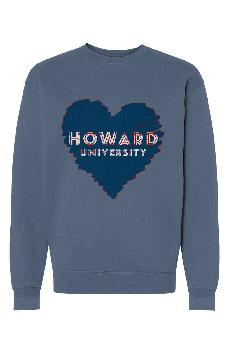 Howard Red Black & Green LOVE Heavyweight Crewneck Sweat