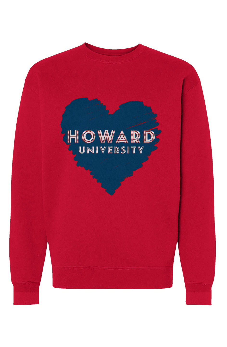 Howard Red Black & Green LOVE Heavyweight Crewneck Sweat