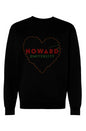 Howard Red Black & Green LOVE Heavyweight Crewneck Sweat
