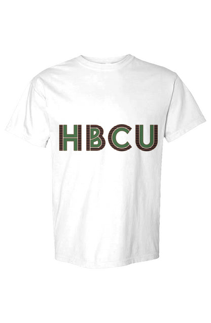 HbCU RBG green center white Comfort Colors Heavywe
