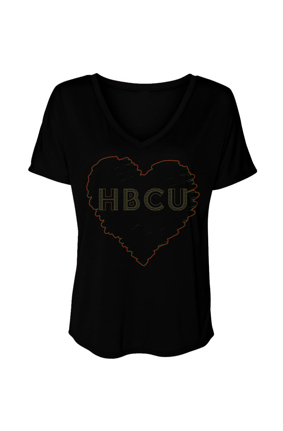 HBCU 4 the Culture Women’s Slouchy V-Neck T-Shirt