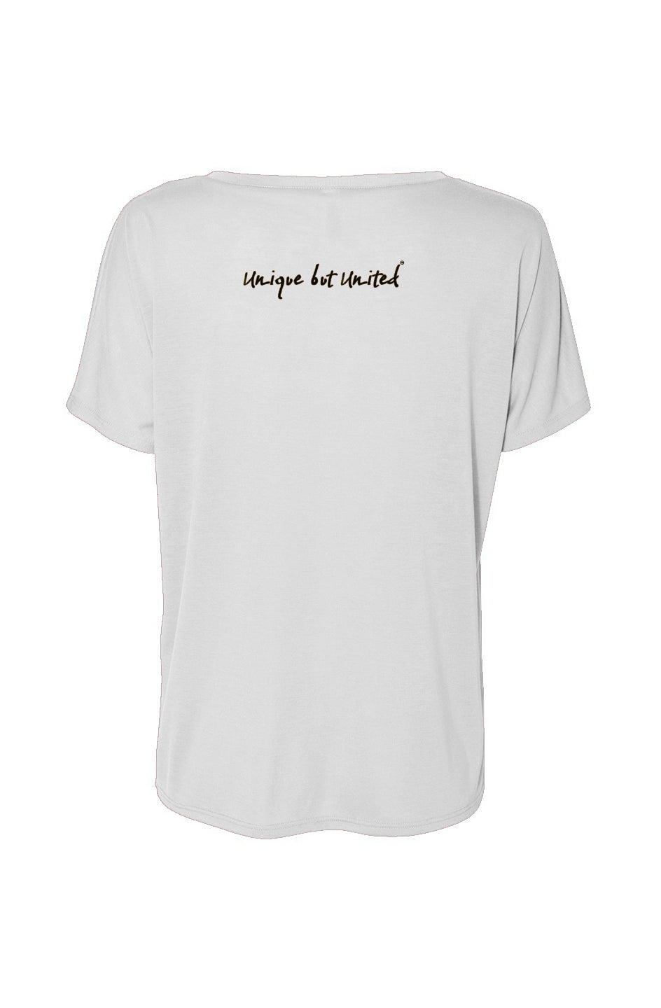 HBCU RBG green center white Women’s Slouchy V-Neck