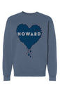 Howard Love, Bleed Blue Heavyweight Crewneck Sweatshirt