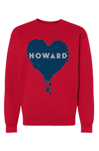 Howard Love, Bleed Blue Heavyweight Crewneck Sweatshirt