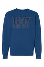 1867 Bleed Blue Heavyweight Crewneck Sweatshirt
