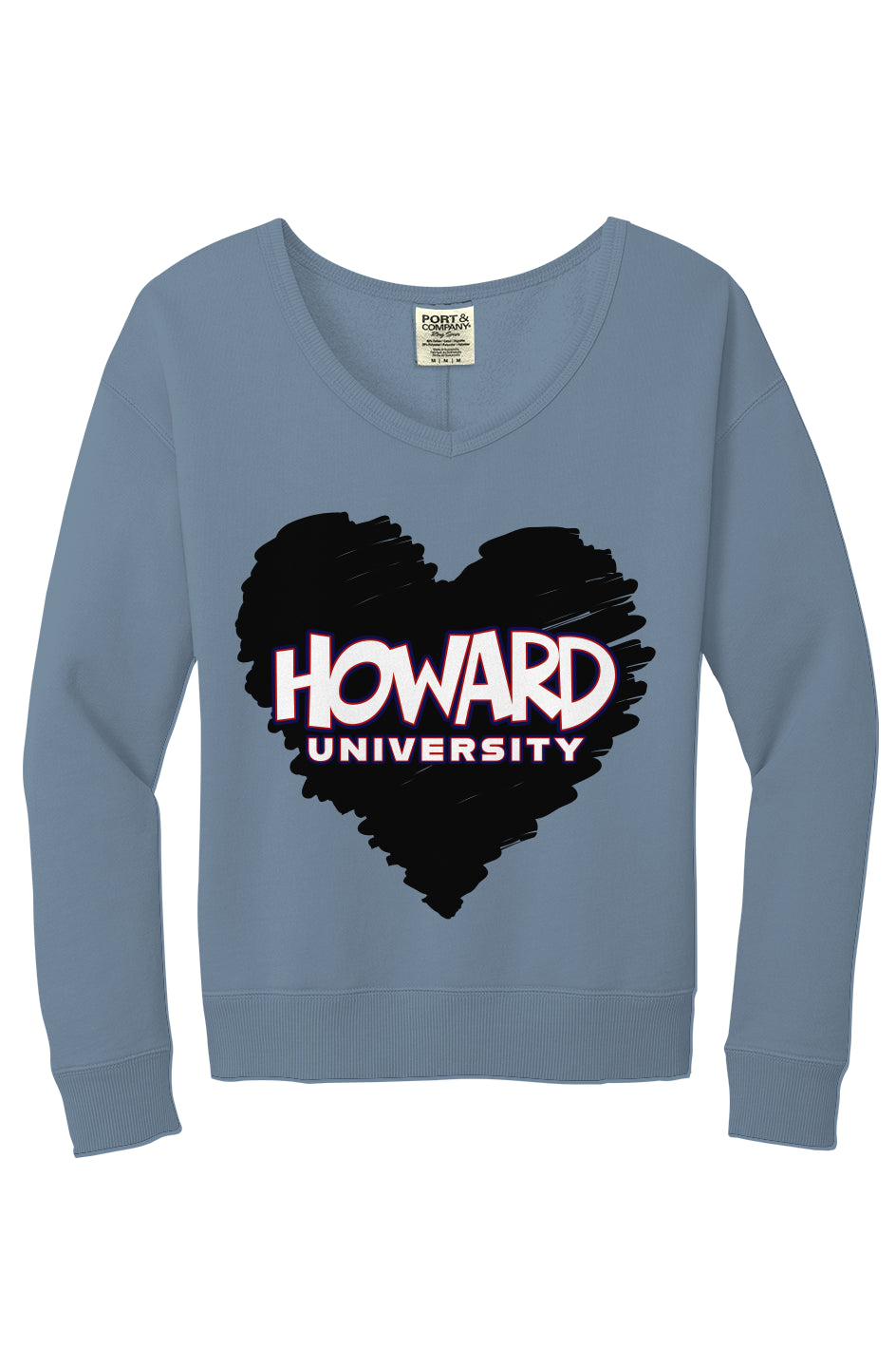 Howard Love Denim Beach Wash V Neck Sweatshirt