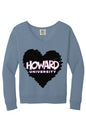 Howard Love Denim Beach Wash V Neck Sweatshirt