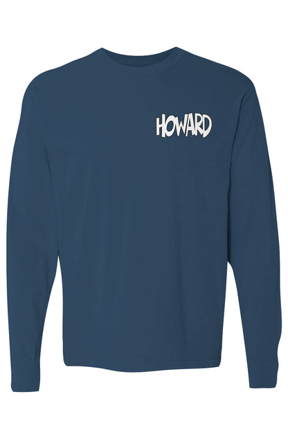 Howard mm Pigment Dyed Heavyweight Long Sleeve T Shirt