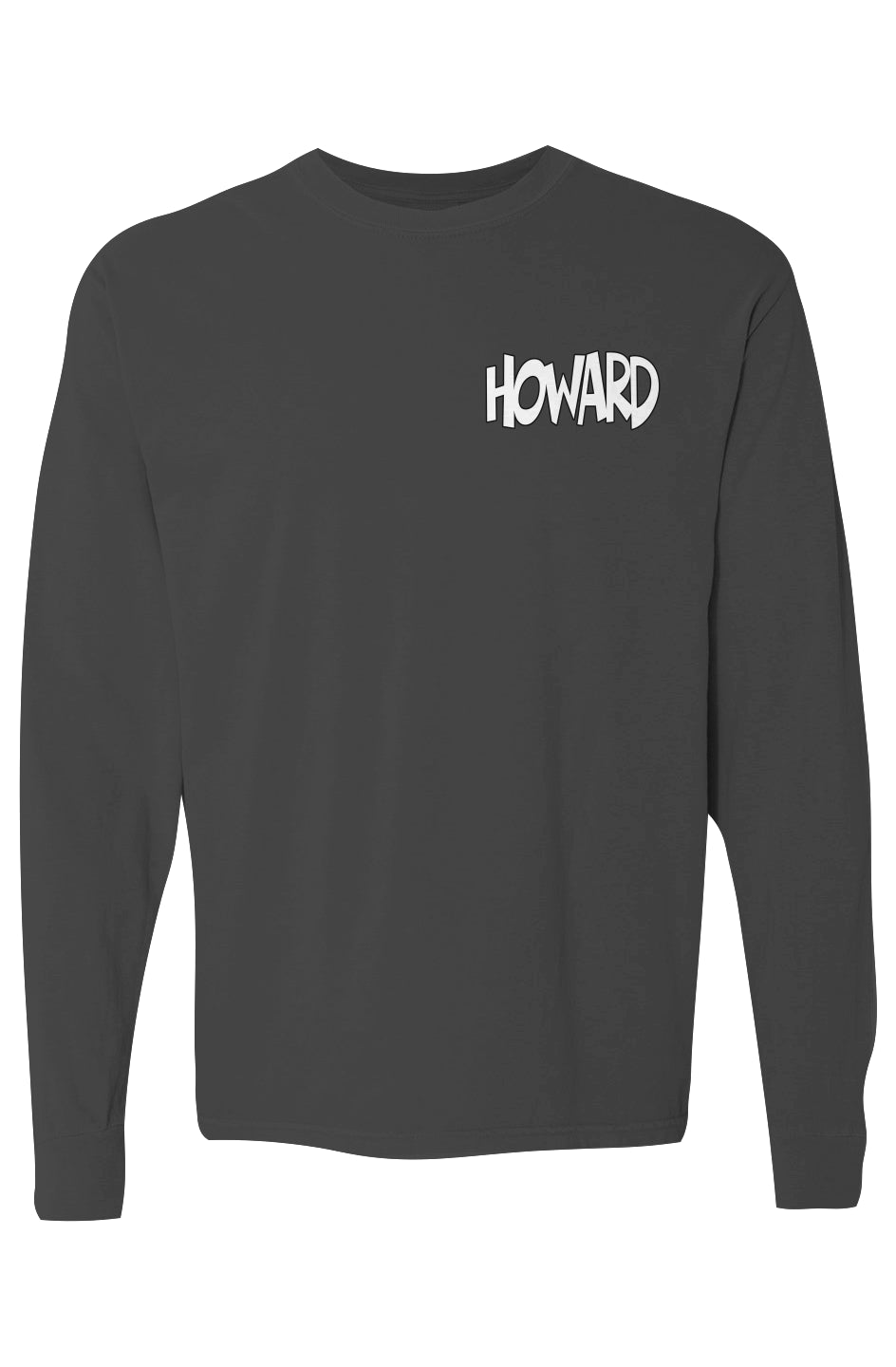 Howard mm Pigment Dyed Heavyweight Long Sleeve T Shirt