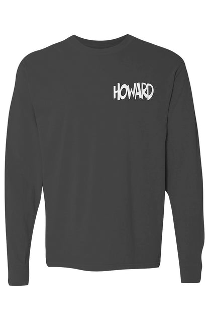 Howard mm Pigment Dyed Heavyweight Long Sleeve T Shirt