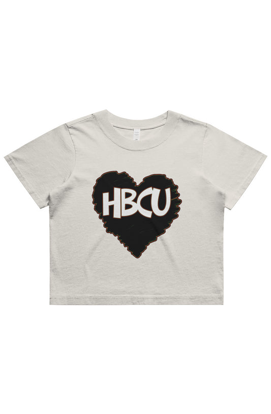 HBCU LOVE Heavy Faded Crop Tee