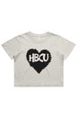 HBCU LOVE Heavy Faded Crop Tee