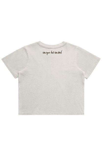 HBCU LOVE Heavy Faded Crop Tee