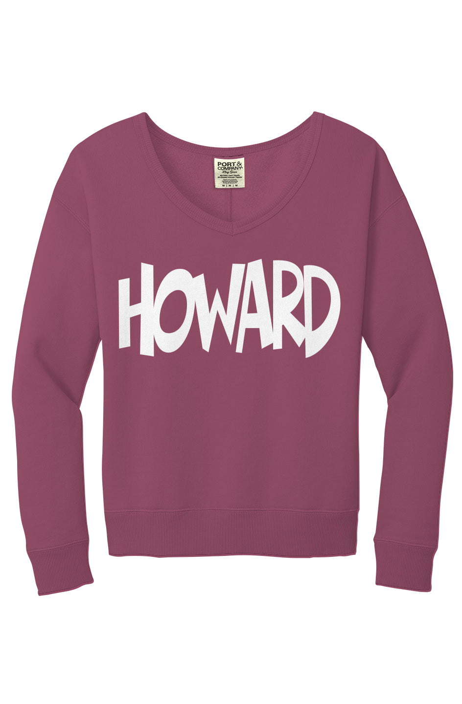 Howard Beach Wash V Neck Sweatshirt