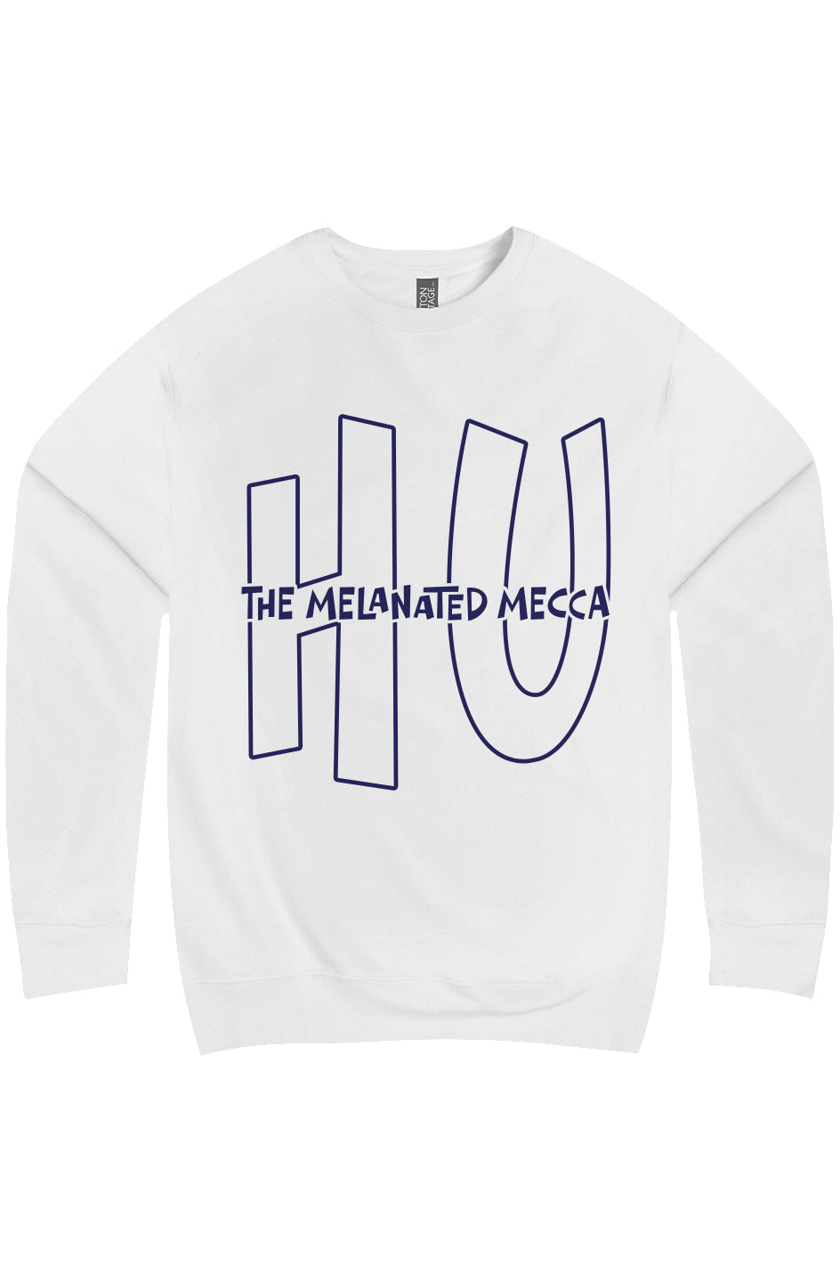 THE Melanated Mecca Large Front Crew Neck