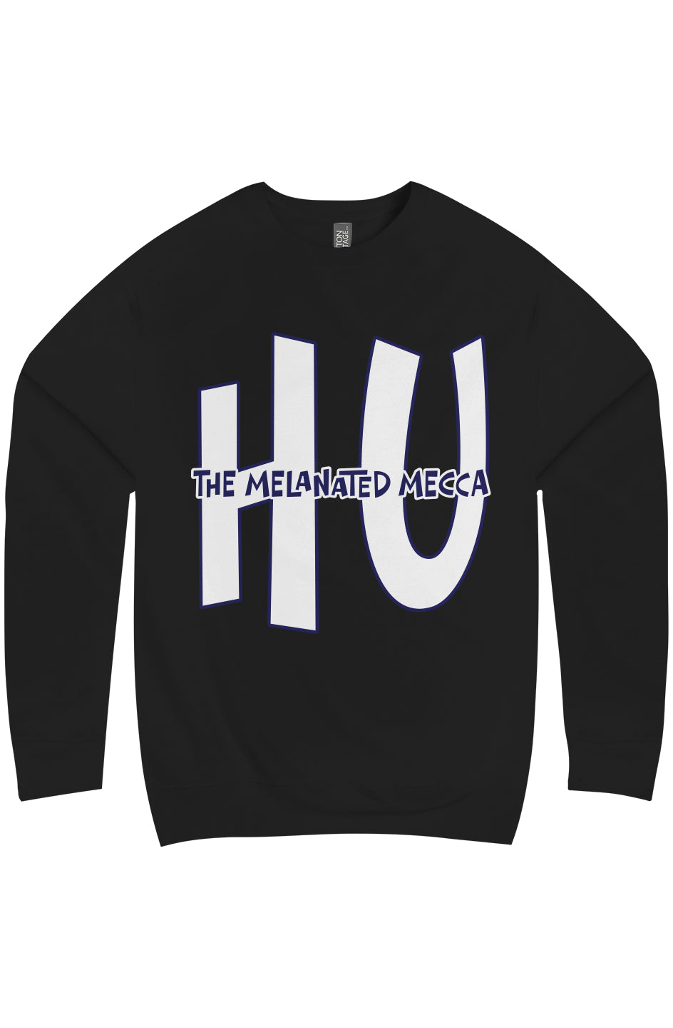 THE Melanated Mecca Large Front Crew Neck
