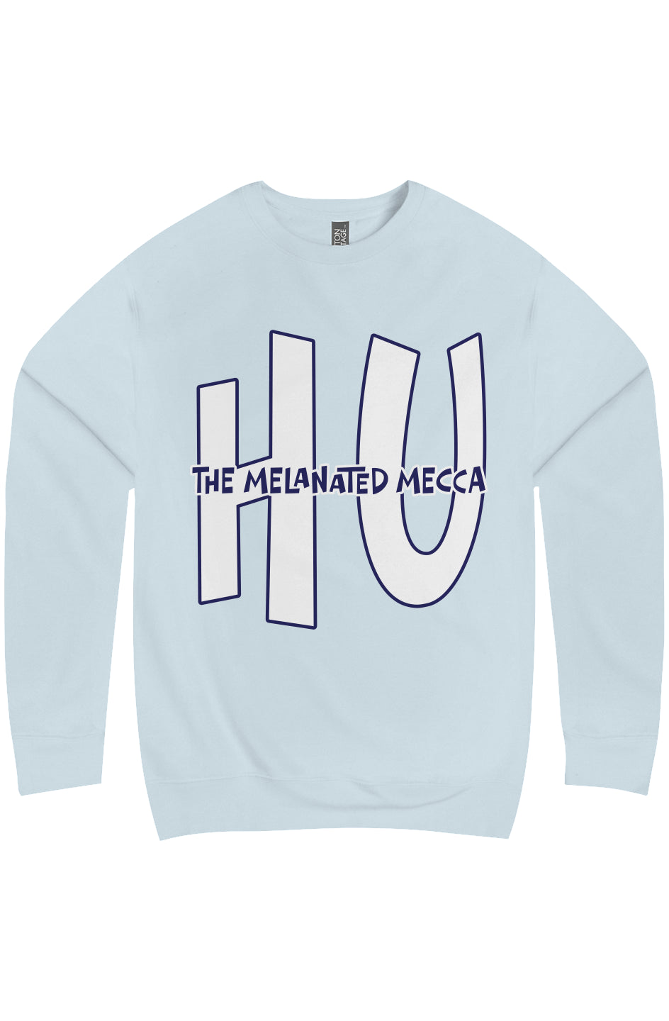 THE Melanated Mecca Large Front Crew Neck