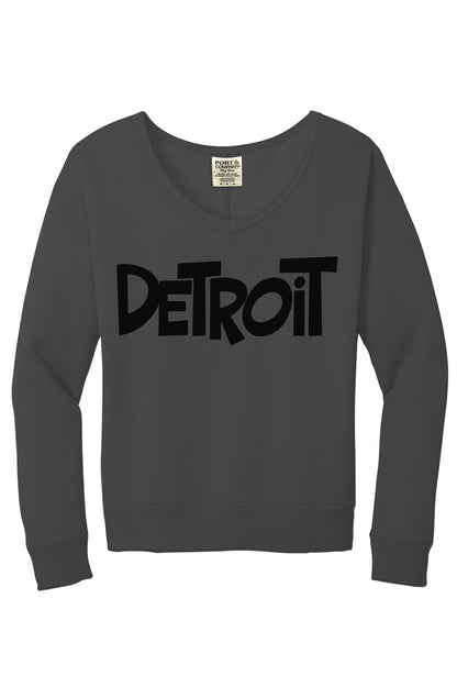 Detroit V-Neck Sweatshirt