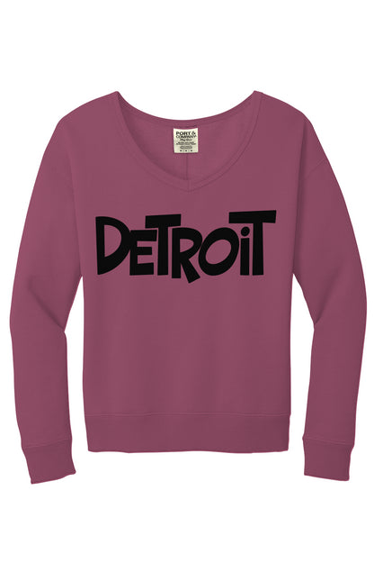 Detroit V-Neck Sweatshirt