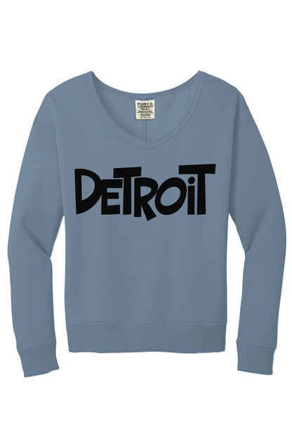 Detroit V-Neck Sweatshirt