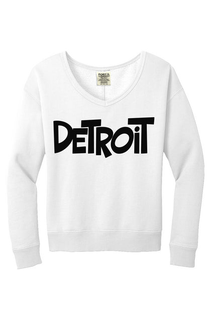 Detroit V-Neck Sweatshirt