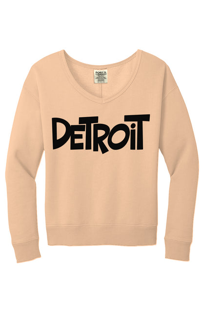 Detroit V-Neck Sweatshirt