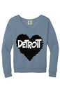 Detroit Love V-Neck Sweatshirt