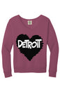Detroit Love V-Neck Sweatshirt