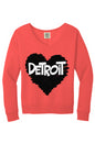 Detroit Love V-Neck Sweatshirt