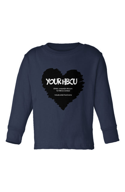 Name Your HBCU Toddler Long Sleeve T-Shirt