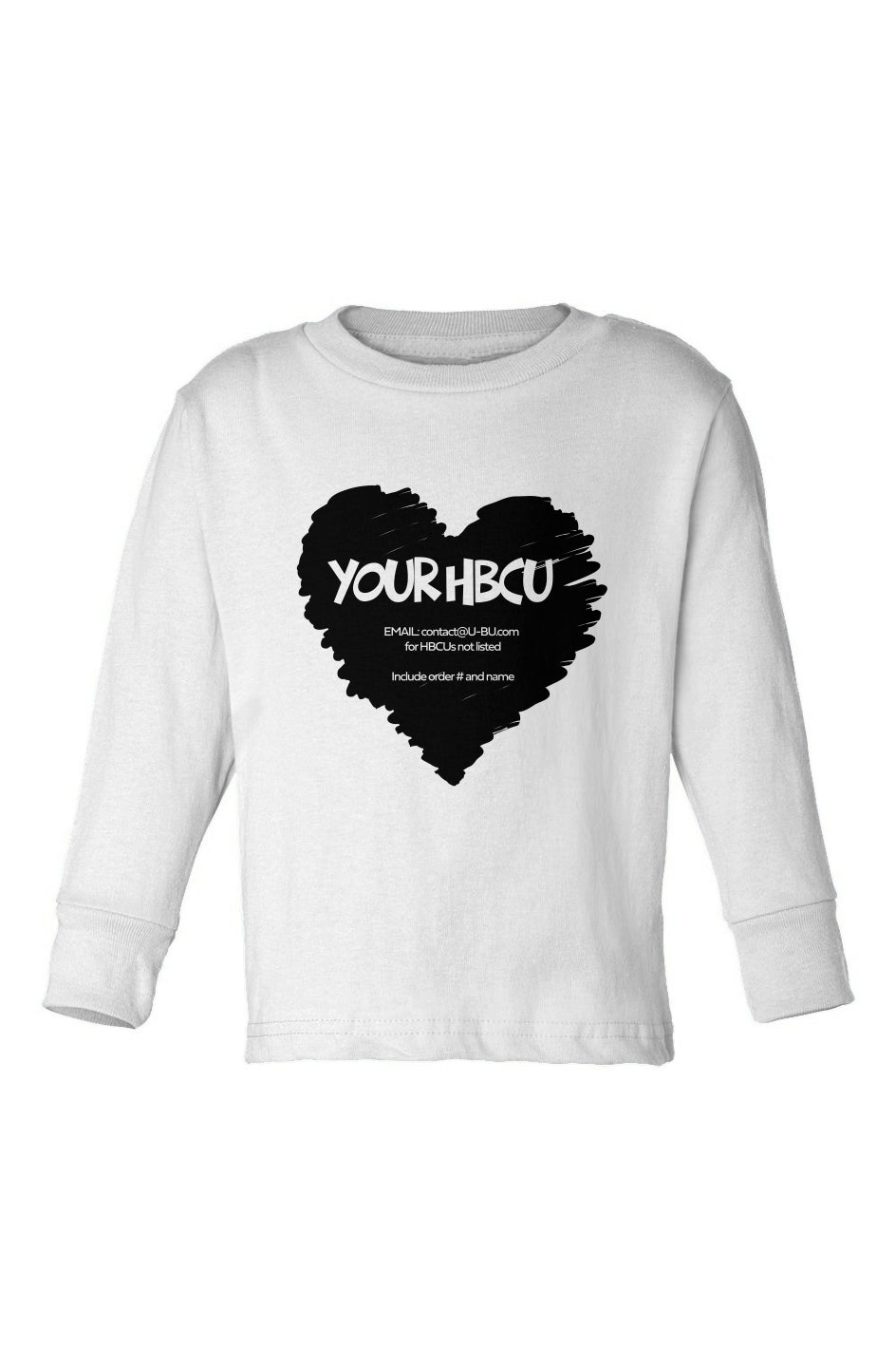 Name Your HBCU Toddler Long Sleeve T-Shirt