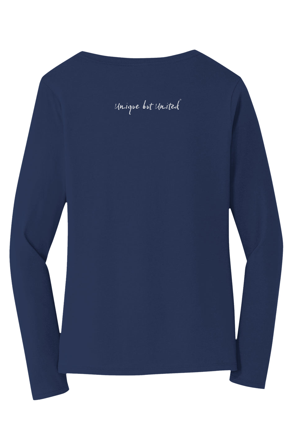 U know 1867 V-Neck Long Sleeve Tee