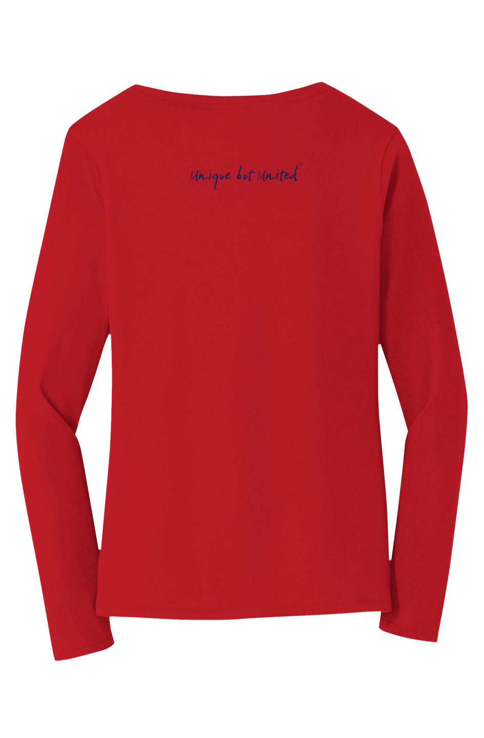 U know 1867 V-Neck Long Sleeve Tee