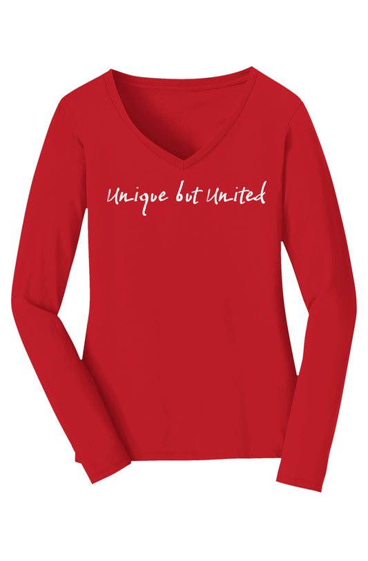 Unique but United Fan Favorite V Neck Tee