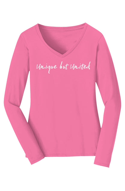 Unique but United Fan Favorite V Neck Tee